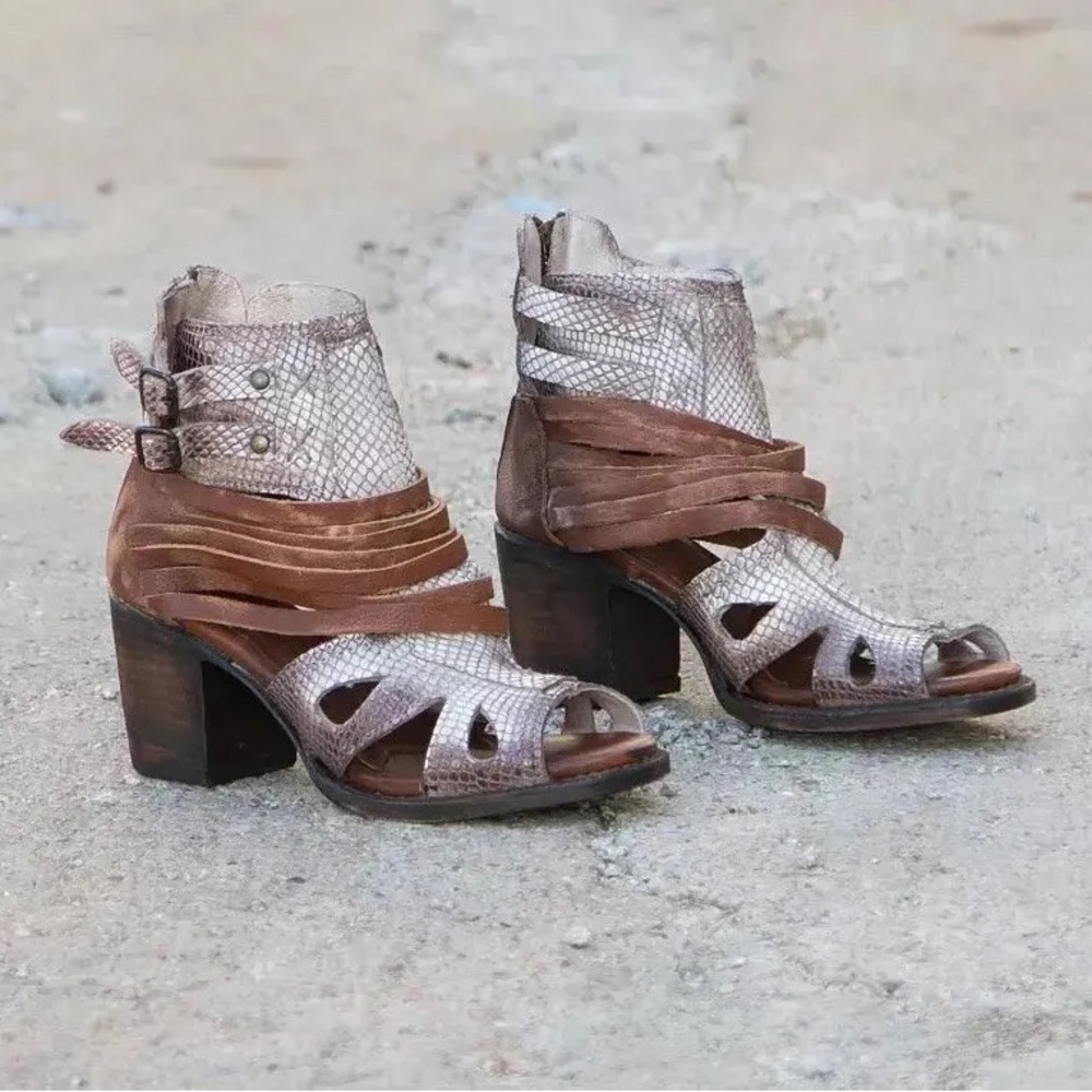 Freebird By Steven Nest Gladiator Style Bootie Sa… - image 2